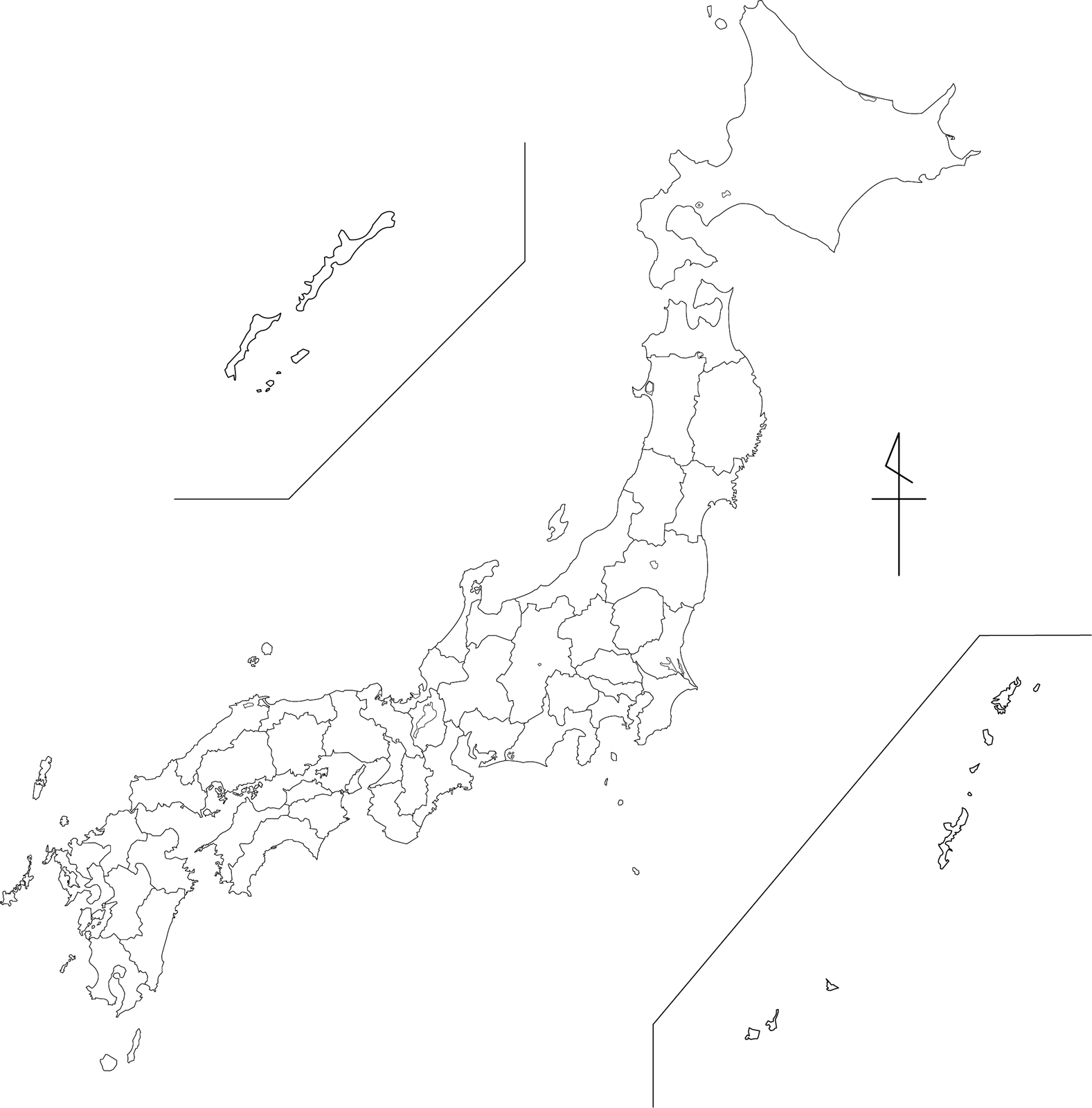 日本地図